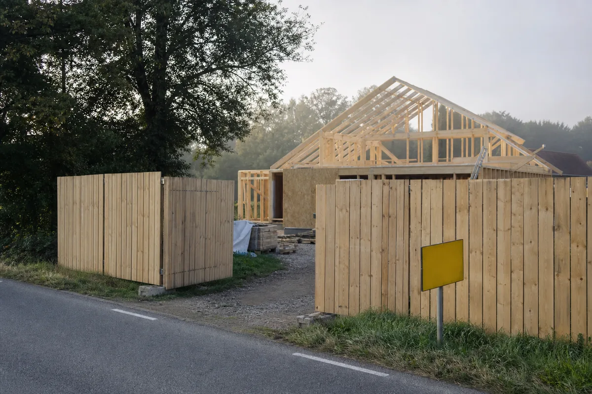 Sécuriser l'accès de chantier : signalisation et priorités